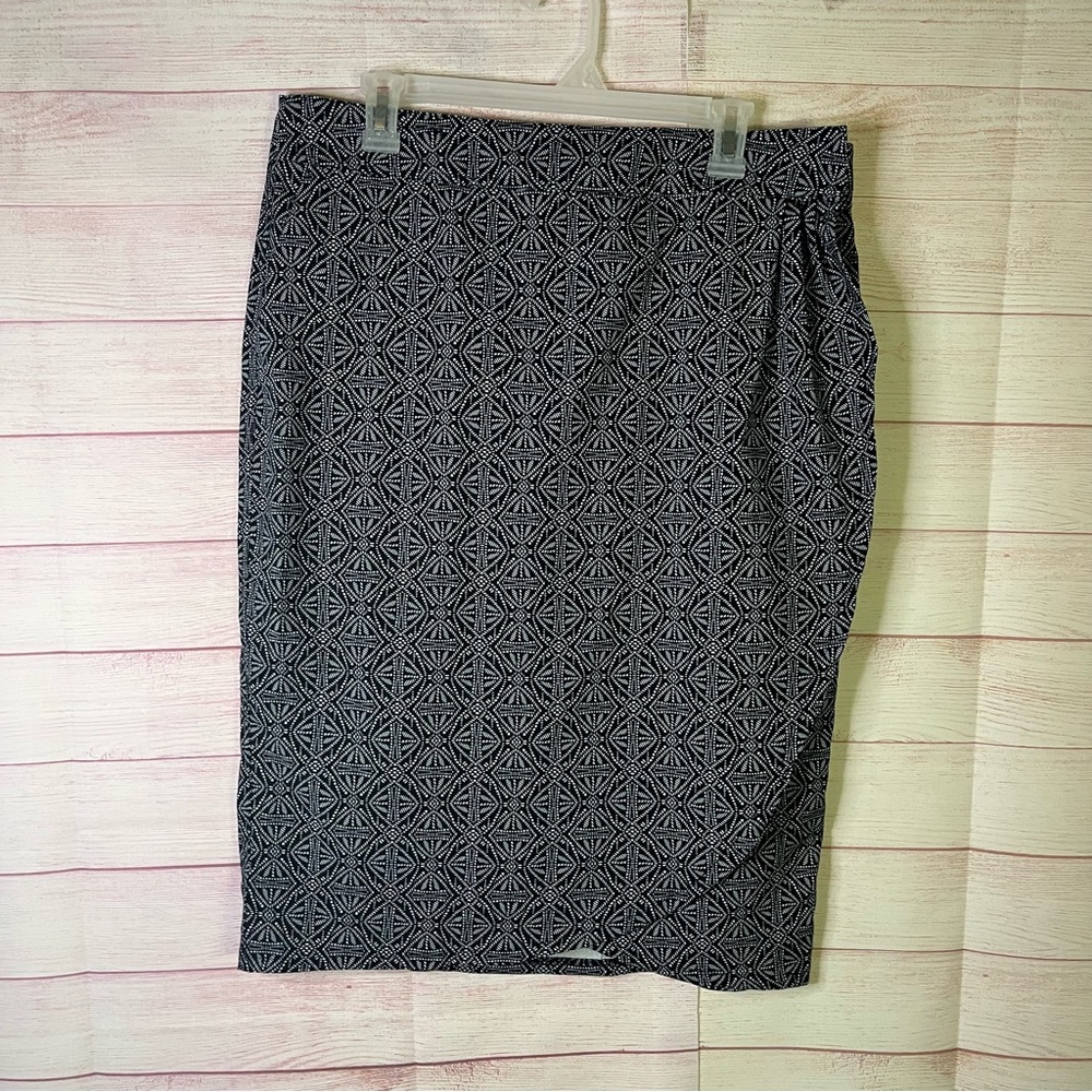 RipSkirt Hawaii Black Pearl Batik Wrap Skirt Size Large‎